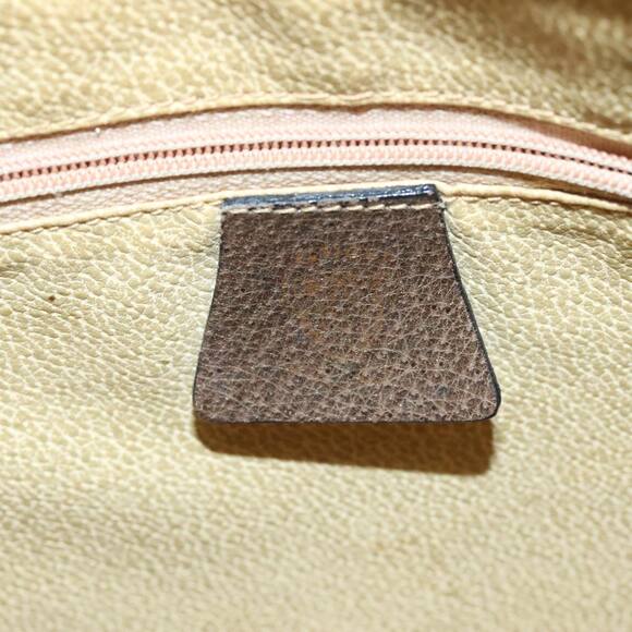 GUCCI GG Supreme Web Sherry Line Shoulder Bag Pvc Beige Gold Red - Picture 16 of 16